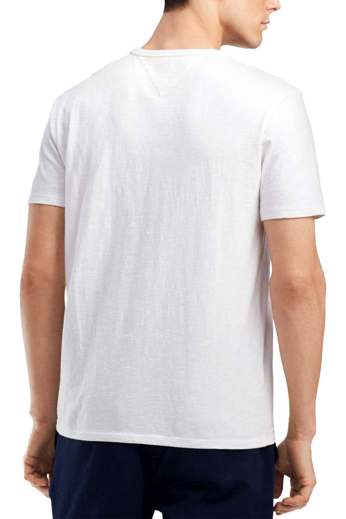 Tommy Hilfiger Bright White Colorblock Graphic Print Logo T-Shirt