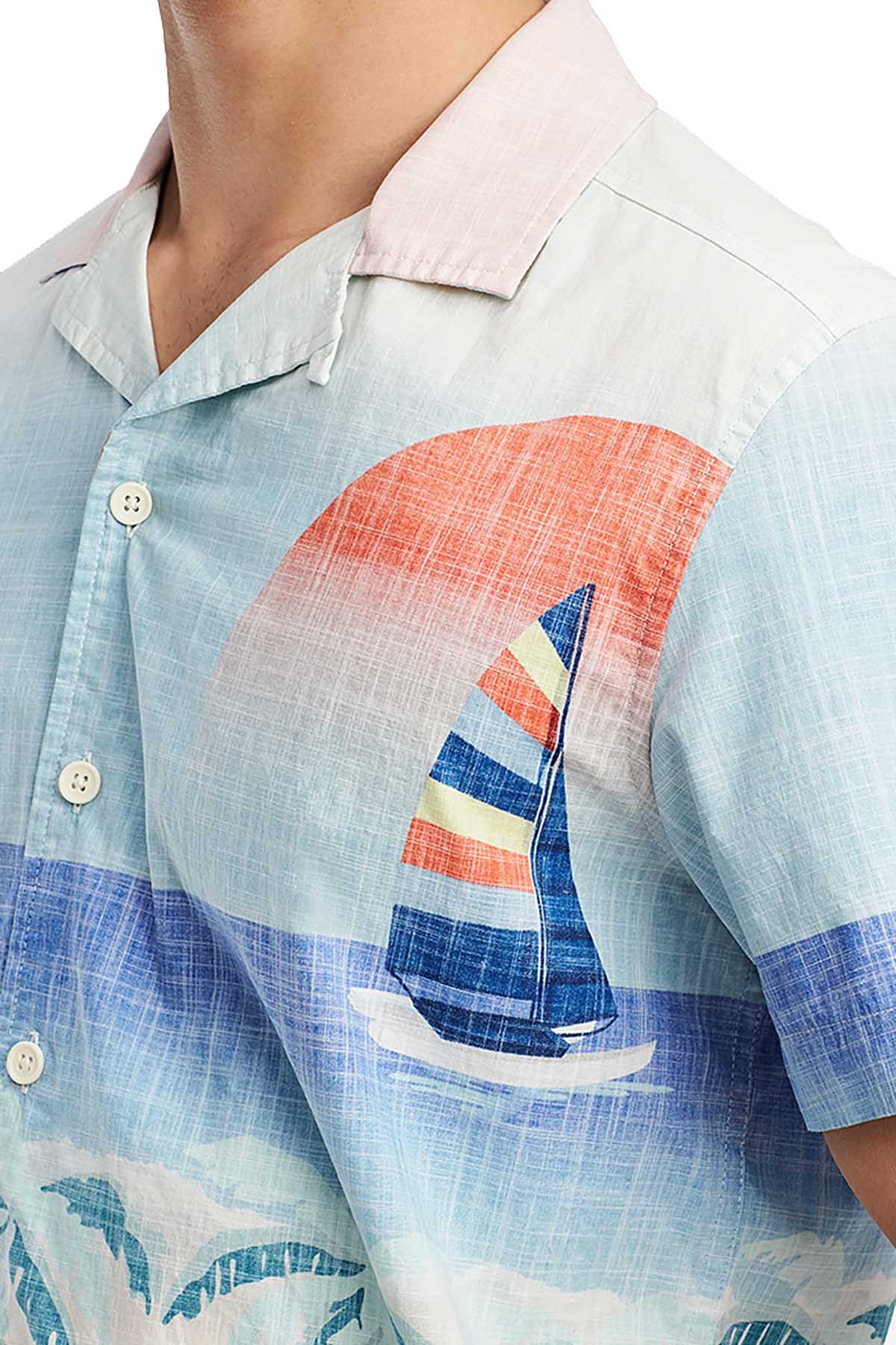 Tommy Hilfiger Multicolor Beach Print Shirt