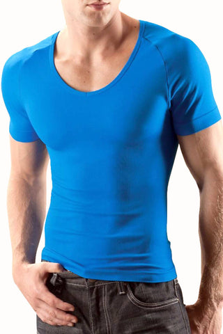 Undergear Royal-Blue Shape Enhancer Seamless Tee