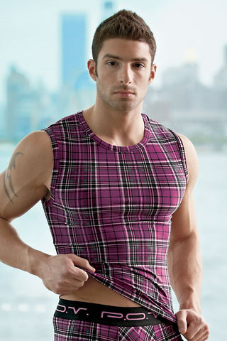 P.O.V. Pink Plaid Armada Tank