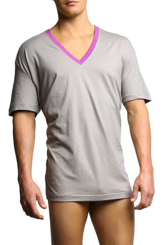 C-IN2 Winter Wheat Color Pop V-Neck