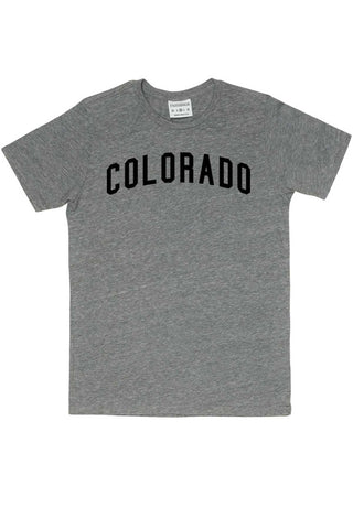 Rxmance Unisex Grey Colorado Crew Tee