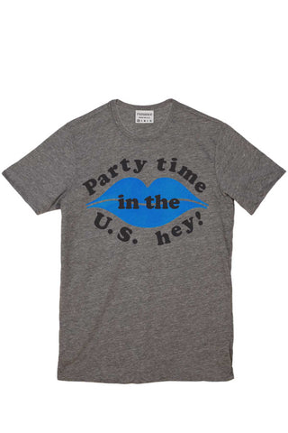 Rxmance Unisex Grey Party Time Crew Tee