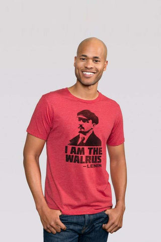 Headline Red Walrus Lenin Tee