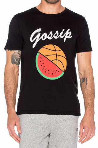 Rxmance Unisex Black Gossip Crew Tee